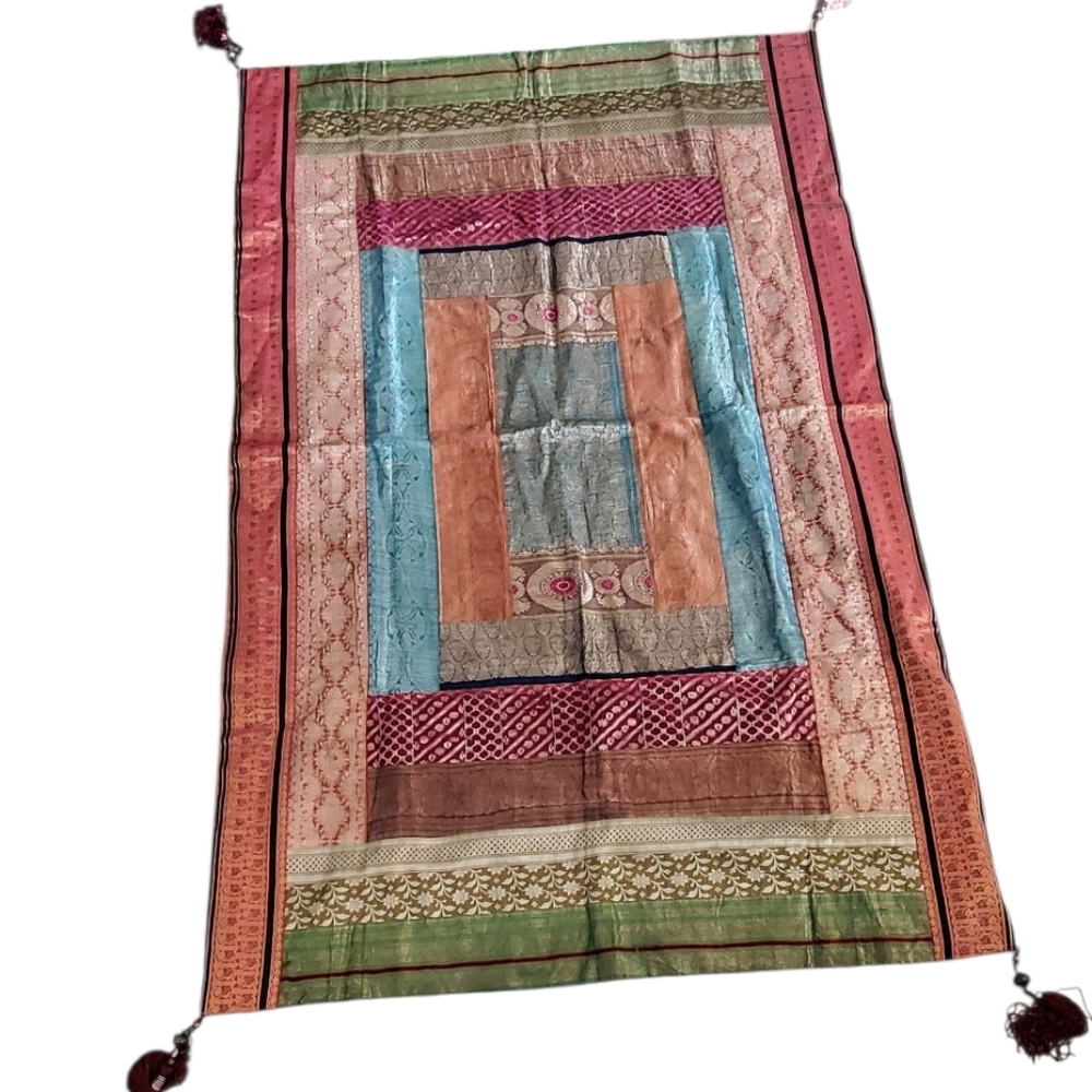 Pier 1 Imports Sari Throw with Metallic Accents. - Picture 3 of 8